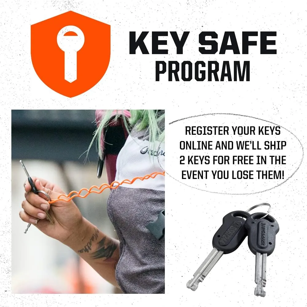 Kryptonite Keeper 785 Bike Chain Lock, 2.8 Feet Long Heavy Duty Anti-Theft Bicycle Chain Lock with Keys for Bike, Motorcycle, Scooter, Bicycle, Door, Gate, Fence,Red, 33.5 Inch