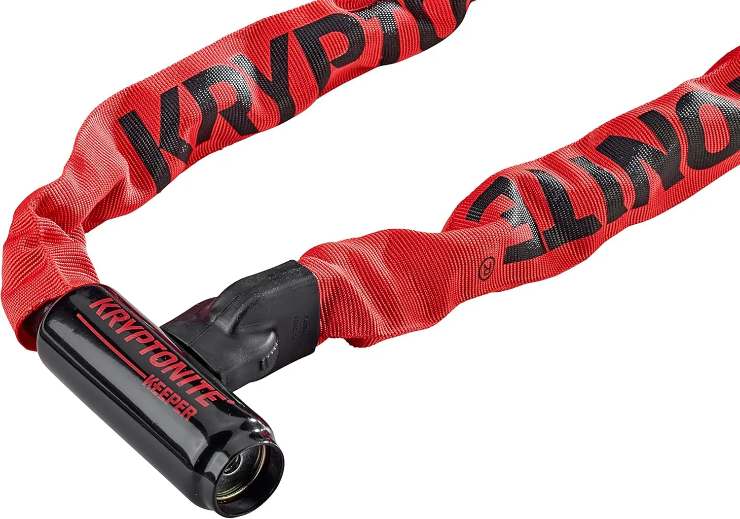 Kryptonite Keeper 785 Bike Chain Lock, 2.8 Feet Long Heavy Duty Anti-Theft Bicycle Chain Lock with Keys for Bike, Motorcycle, Scooter, Bicycle, Door, Gate, Fence,Red, 33.5 Inch