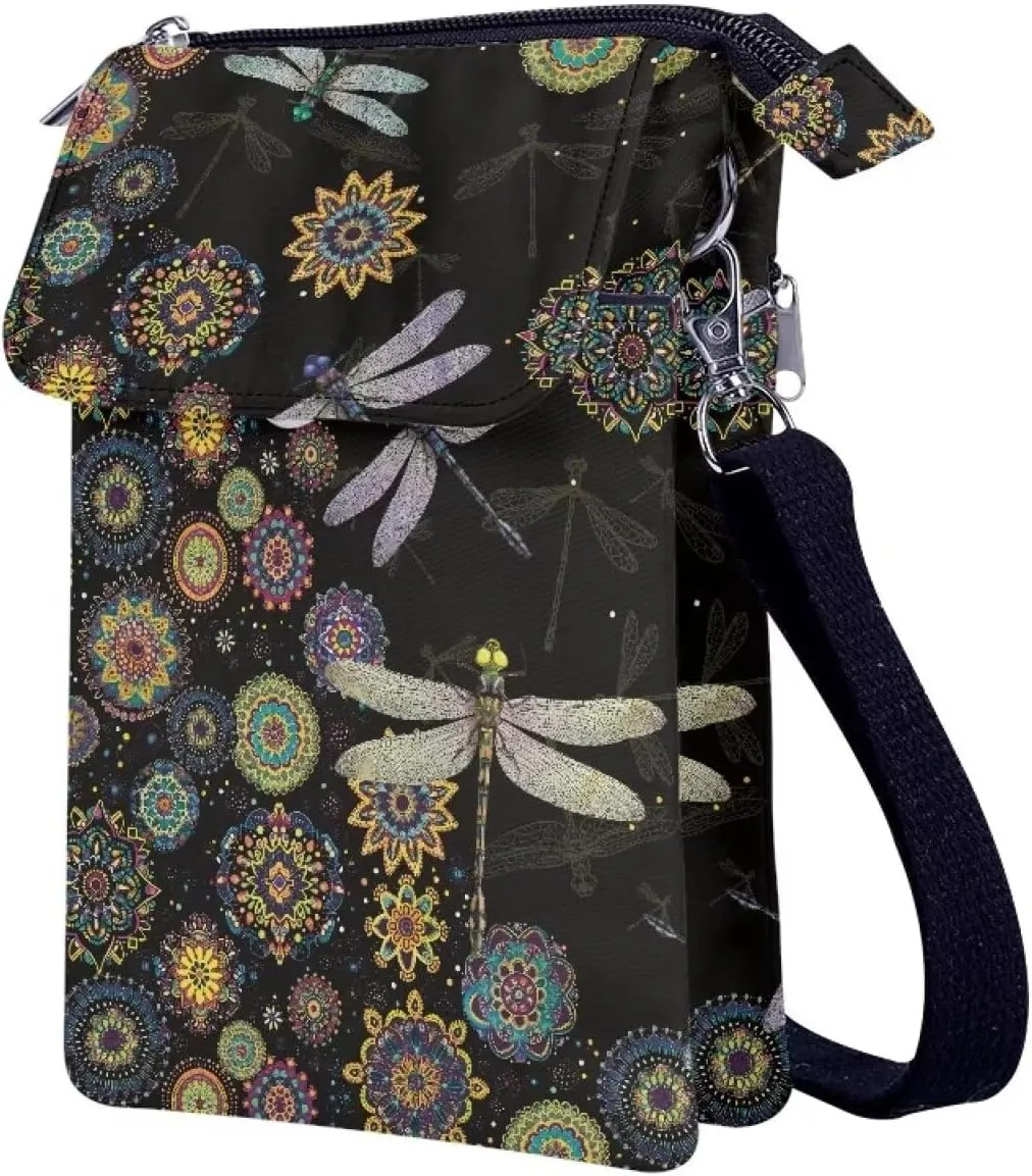 Kuiaobaty Crossbody Sling bag for Women Stylish Bags for Girls Outdoor Travel Zip Cloth Bag Cellphone Storage Purse