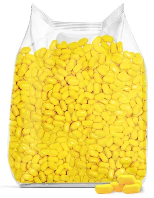 Laffy Bites Gone Bananas 2lb Bulk Chewy Gummy Candy - Banana Flavor With Banana Flavored Filling Hard Candy Shell Bulk Snacking Candy