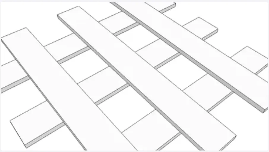 Large 2" PVC Lattice