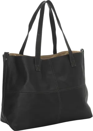 Large Open Multi-Purpose Tote, Black, One Size