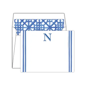 Lattice Monogram N Social Set