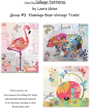 Laura Heine Teeny Tiny Collage Group Pattern