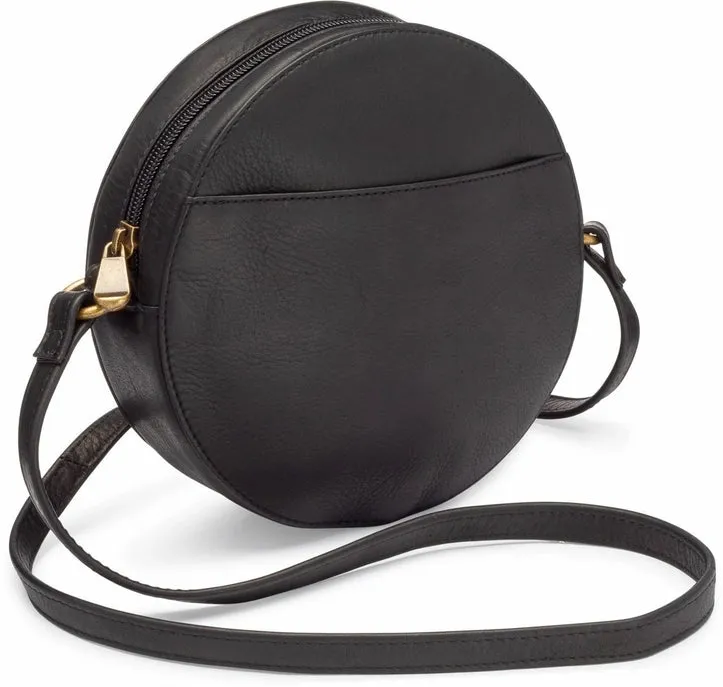 Le Donne Canteen Leather Bag - Casual Round Leather Bag