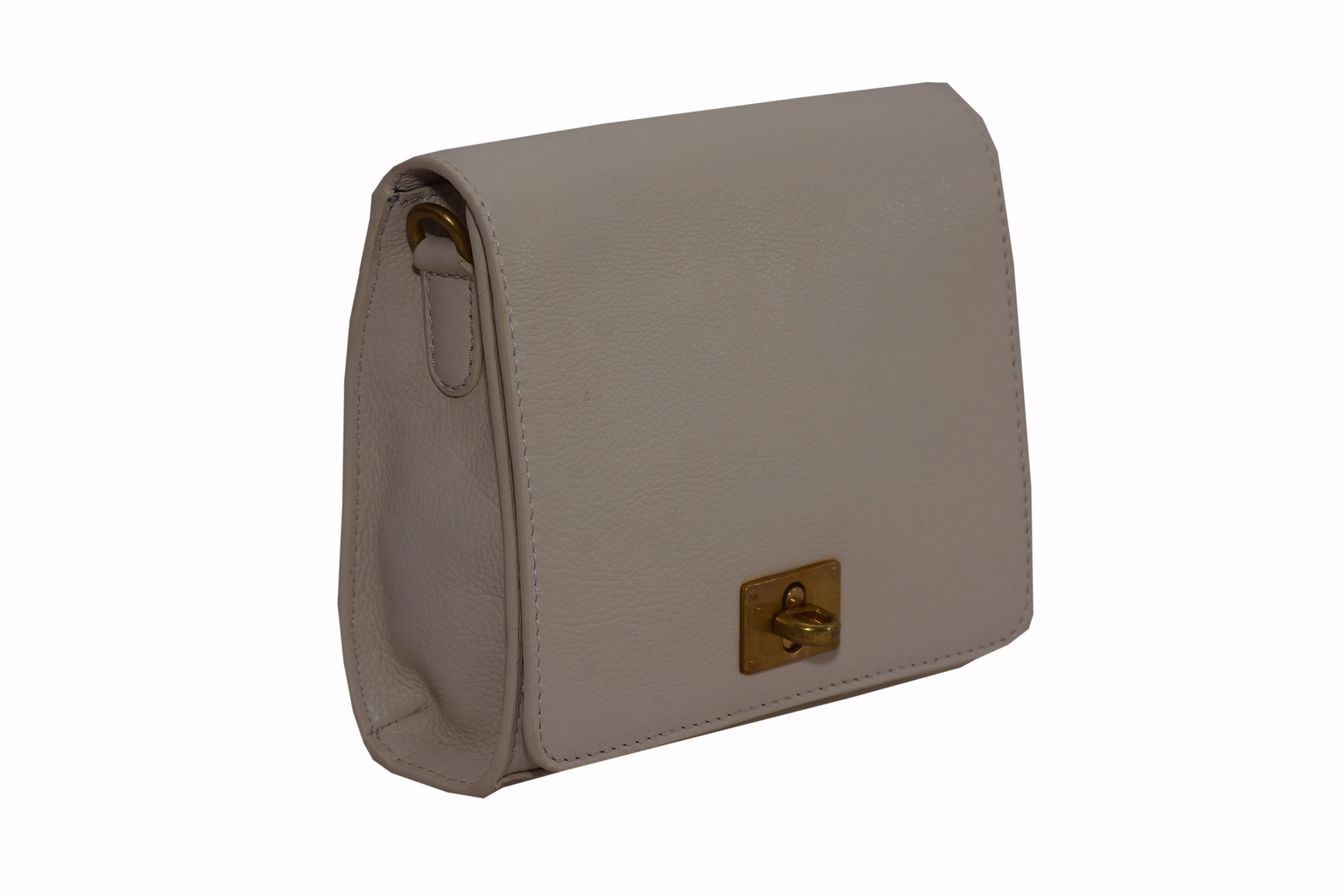Leather Square Crossbody