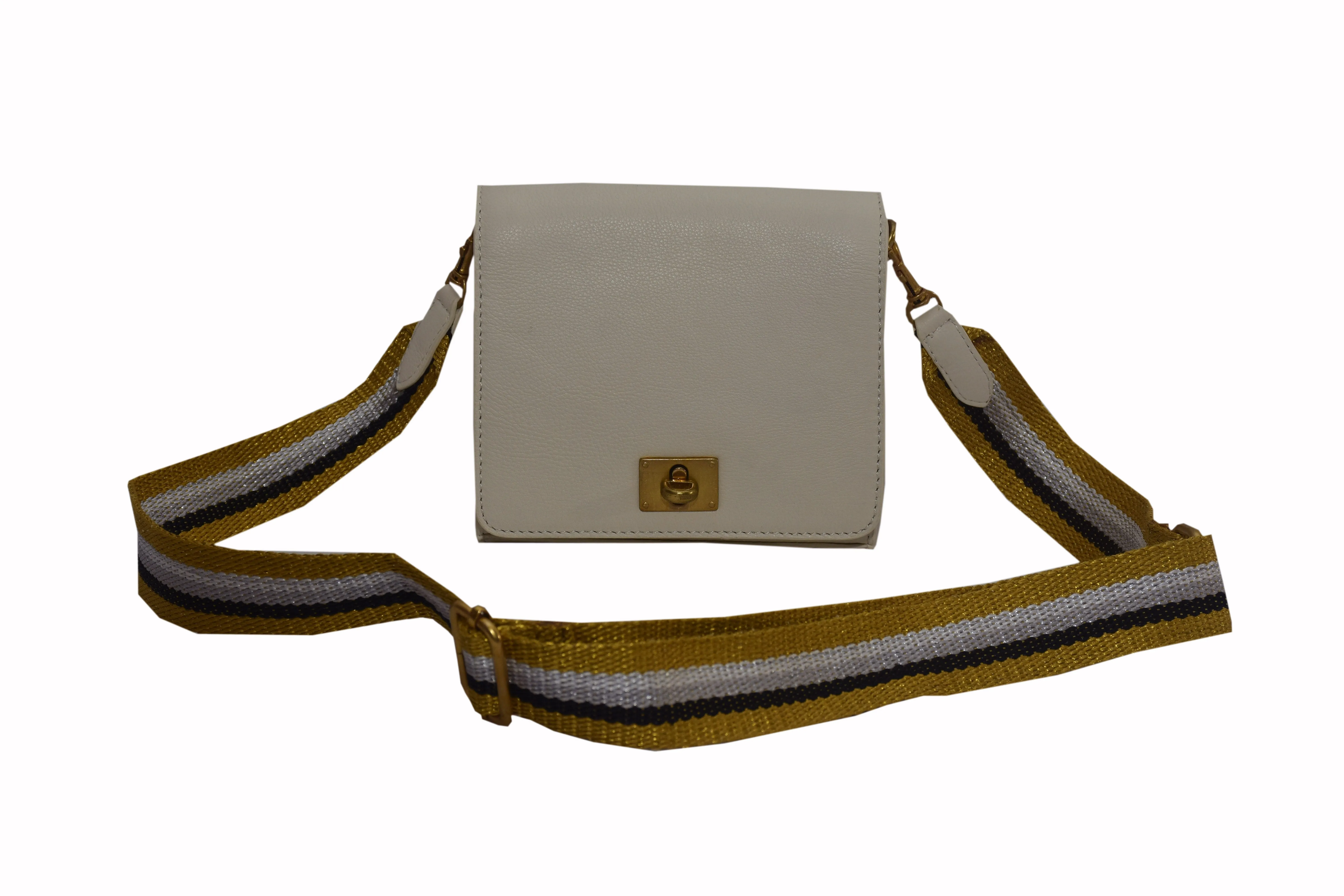 Leather Square Crossbody