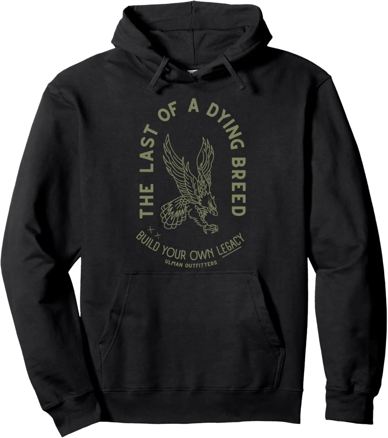 Legacy American Sage and Army Green Eagle Pullover Hoodie