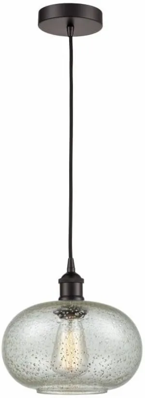 Lighting Gorham - 1 Light Cord Hung Mini Pendant in Industrial Style-10.75 Inches Tall and 9.5 Inches Wide-Oil Rubbed Bronze Fini