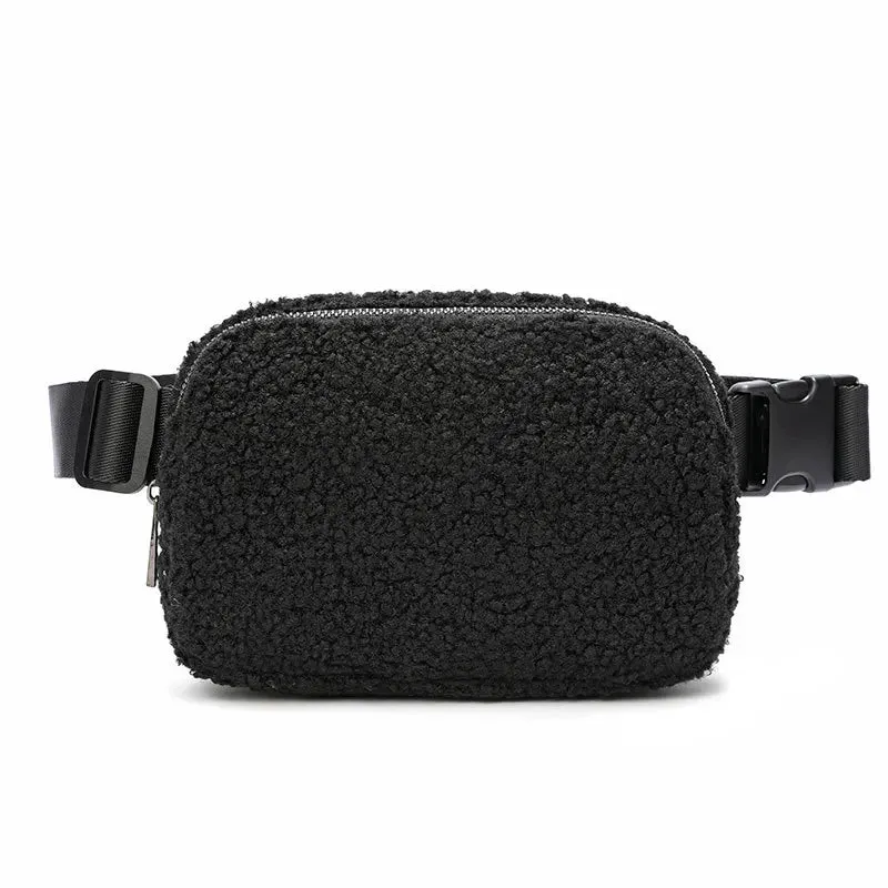 Lily | Casual Plush Crossbody Waist Bum Bag