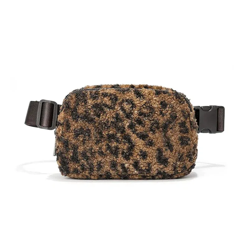 Lily | Casual Plush Crossbody Waist Bum Bag