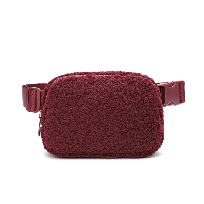 Lily | Casual Plush Crossbody Waist Bum Bag
