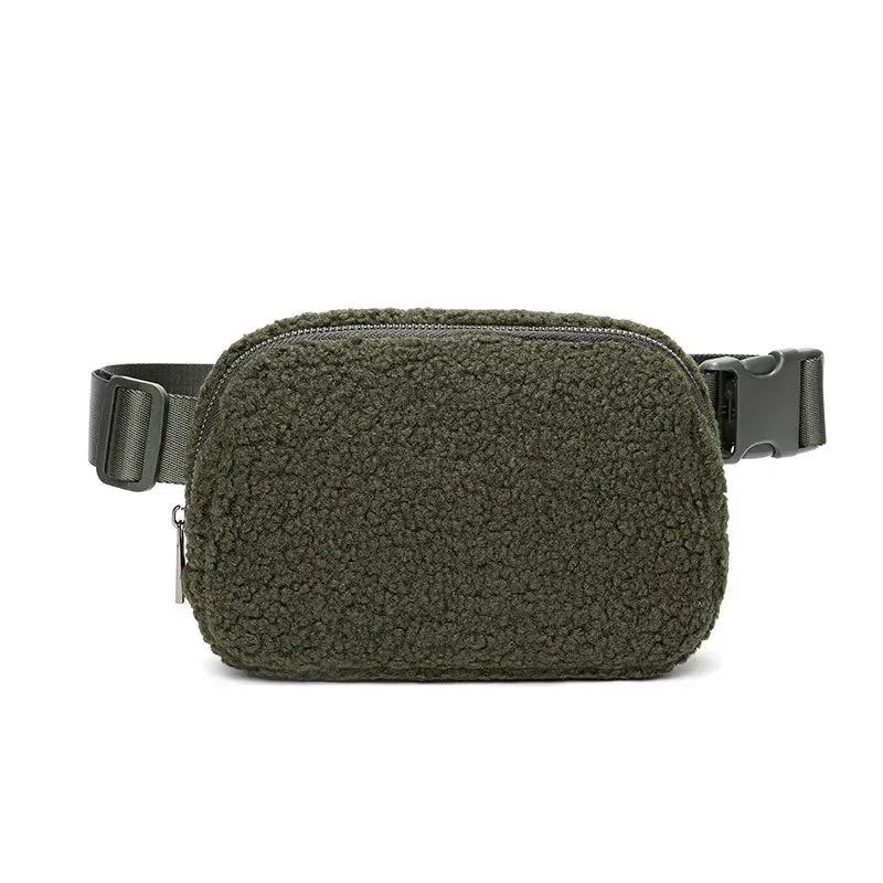 Lily | Casual Plush Crossbody Waist Bum Bag
