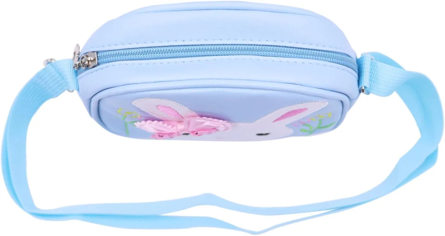 Little Girls' Cute Rabbit Crossbody Purse Small Bow Shoulder Bag Handbag for Kids Toddlers