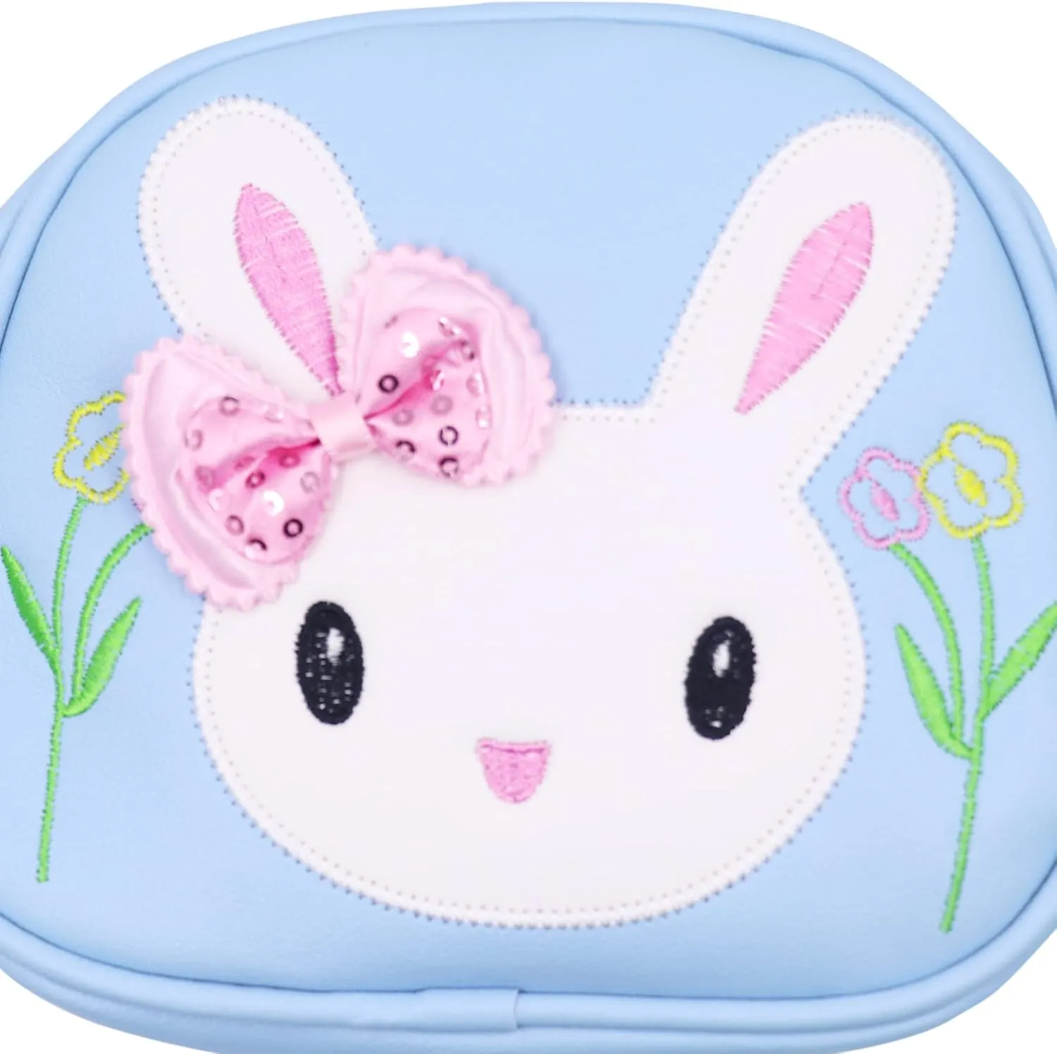 Little Girls' Cute Rabbit Crossbody Purse Small Bow Shoulder Bag Handbag for Kids Toddlers