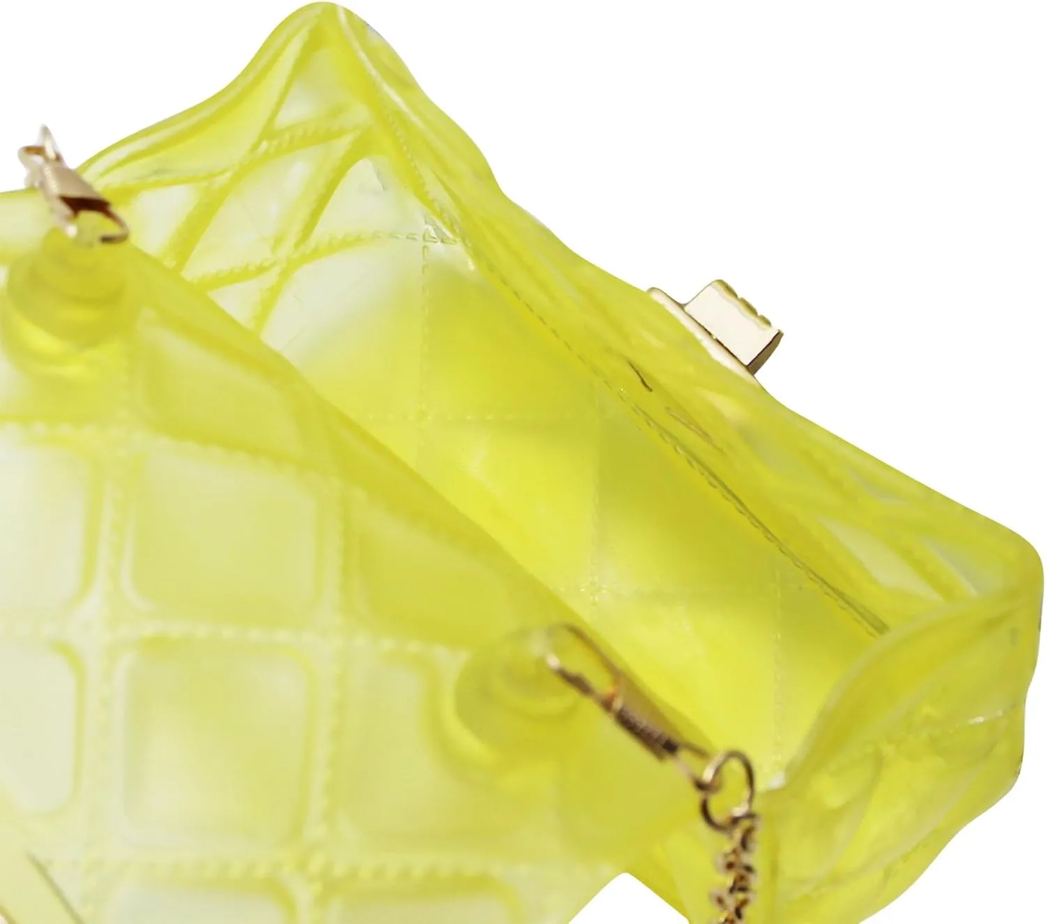 Little Girls Mini Jelly Purse Candy Color Transparent Small Crossbody Bag Cute Princess Handbags with Pearl Handle