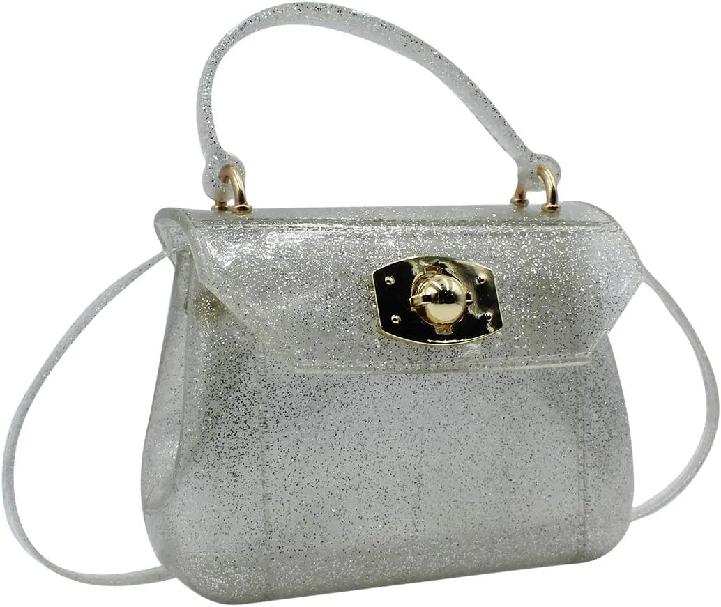 Little Girls Purse Small Candy Color Jelly Crossbody Bag Satchel Tote Handbag Shoulder