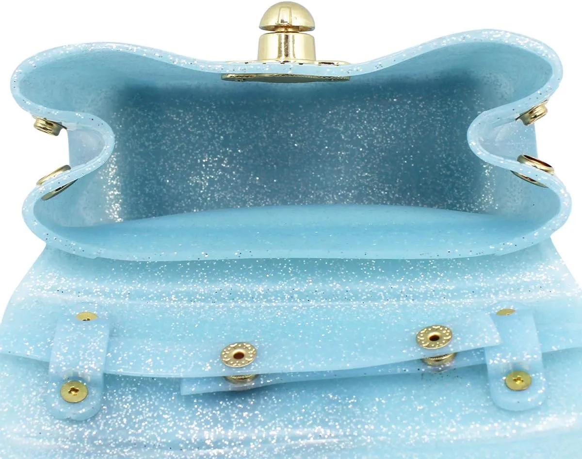 Little Girls Purse Small Candy Color Jelly Crossbody Bag Satchel Tote Handbag Shoulder