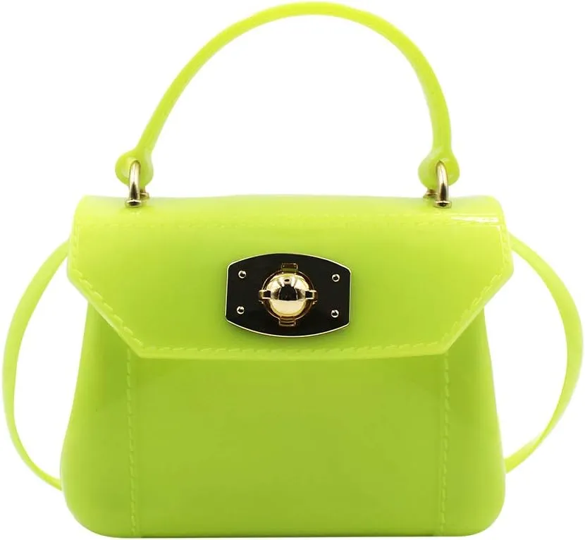 Little Girls Purse Small Candy Color Jelly Crossbody Bag Satchel Tote Handbag Shoulder