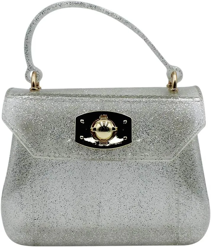 Little Girls Purse Small Candy Color Jelly Crossbody Bag Satchel Tote Handbag Shoulder