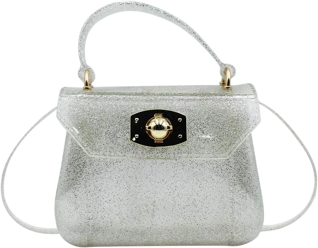 Little Girls Purse Small Candy Color Jelly Crossbody Bag Satchel Tote Handbag Shoulder