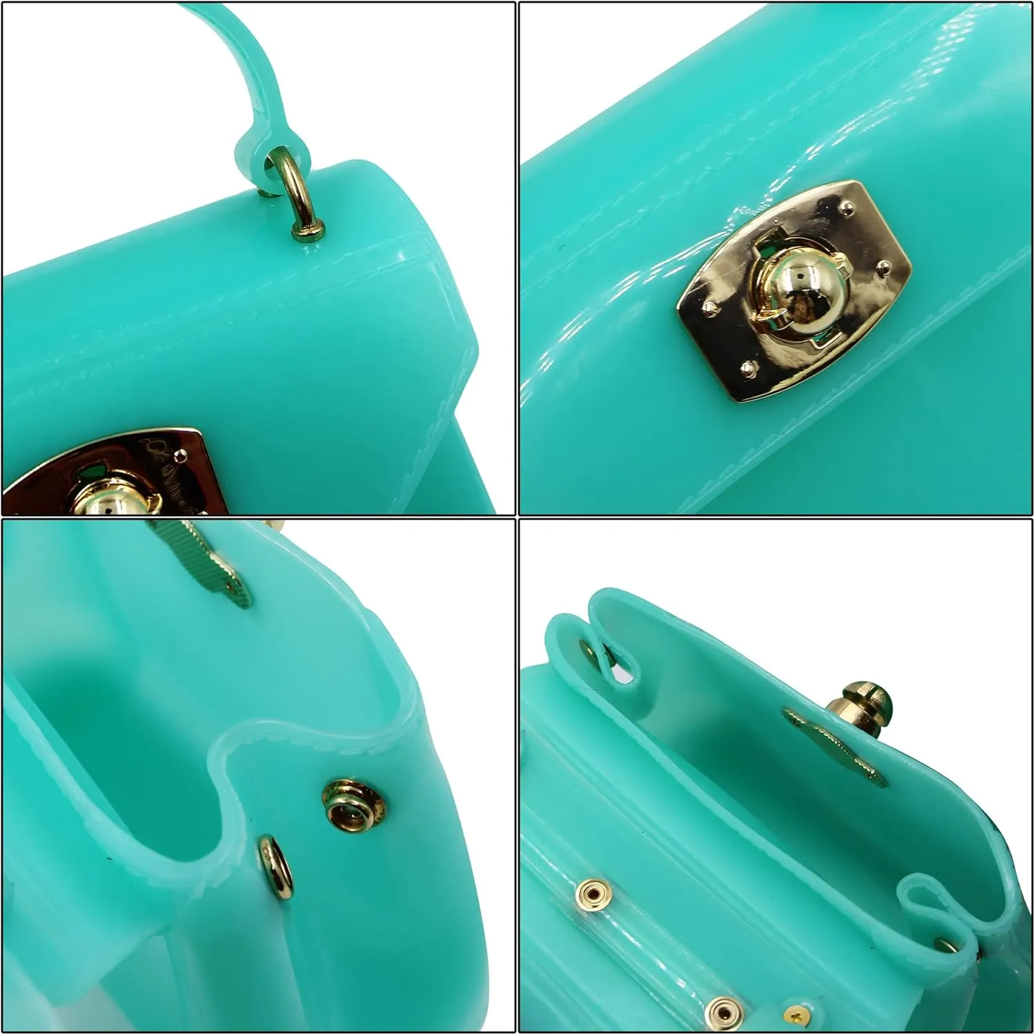 Little Girls Purse Small Candy Color Jelly Crossbody Bag Satchel Tote Handbag Shoulder