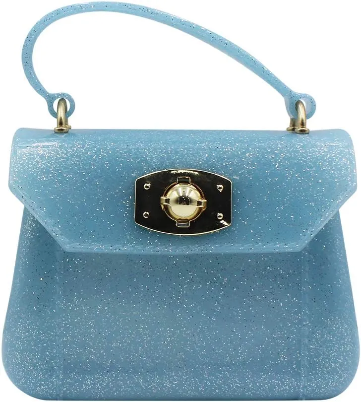 Little Girls Purse Small Candy Color Jelly Crossbody Bag Satchel Tote Handbag Shoulder