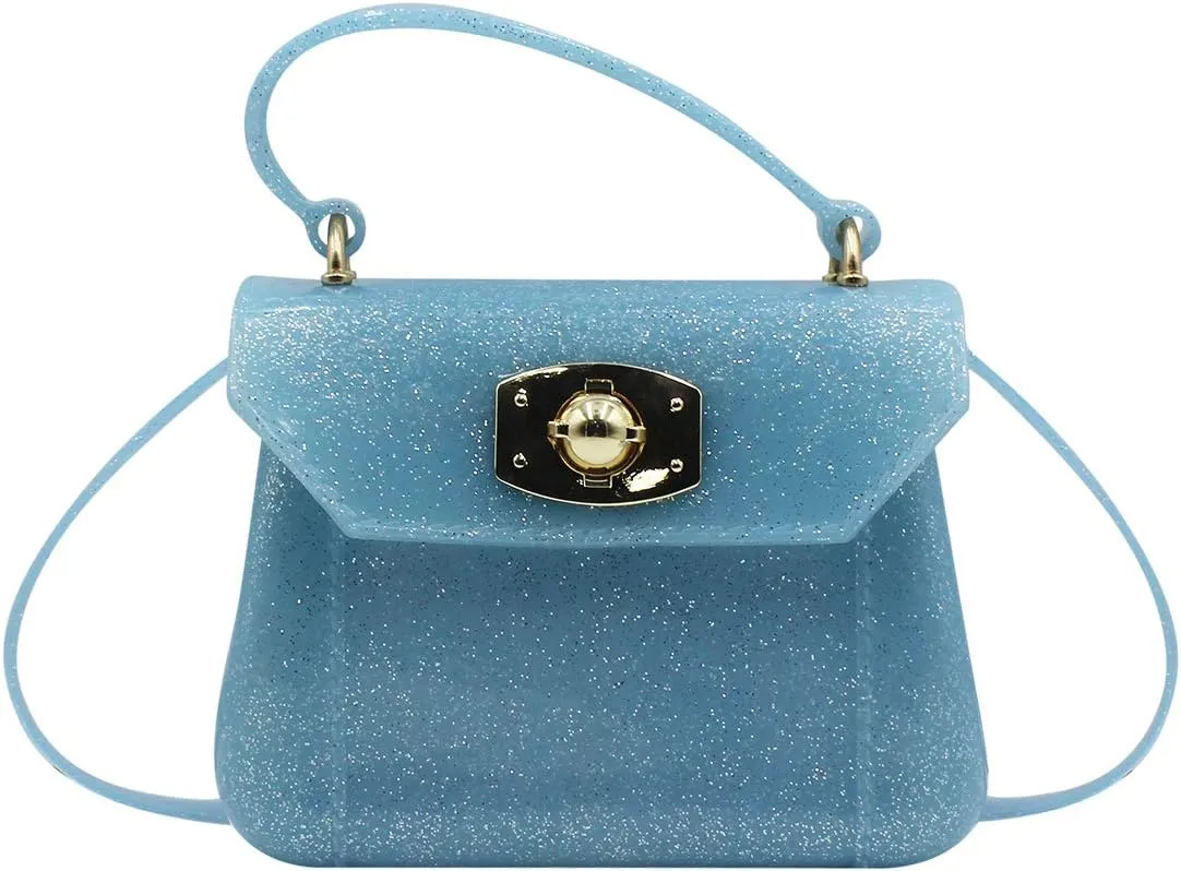 Little Girls Purse Small Candy Color Jelly Crossbody Bag Satchel Tote Handbag Shoulder