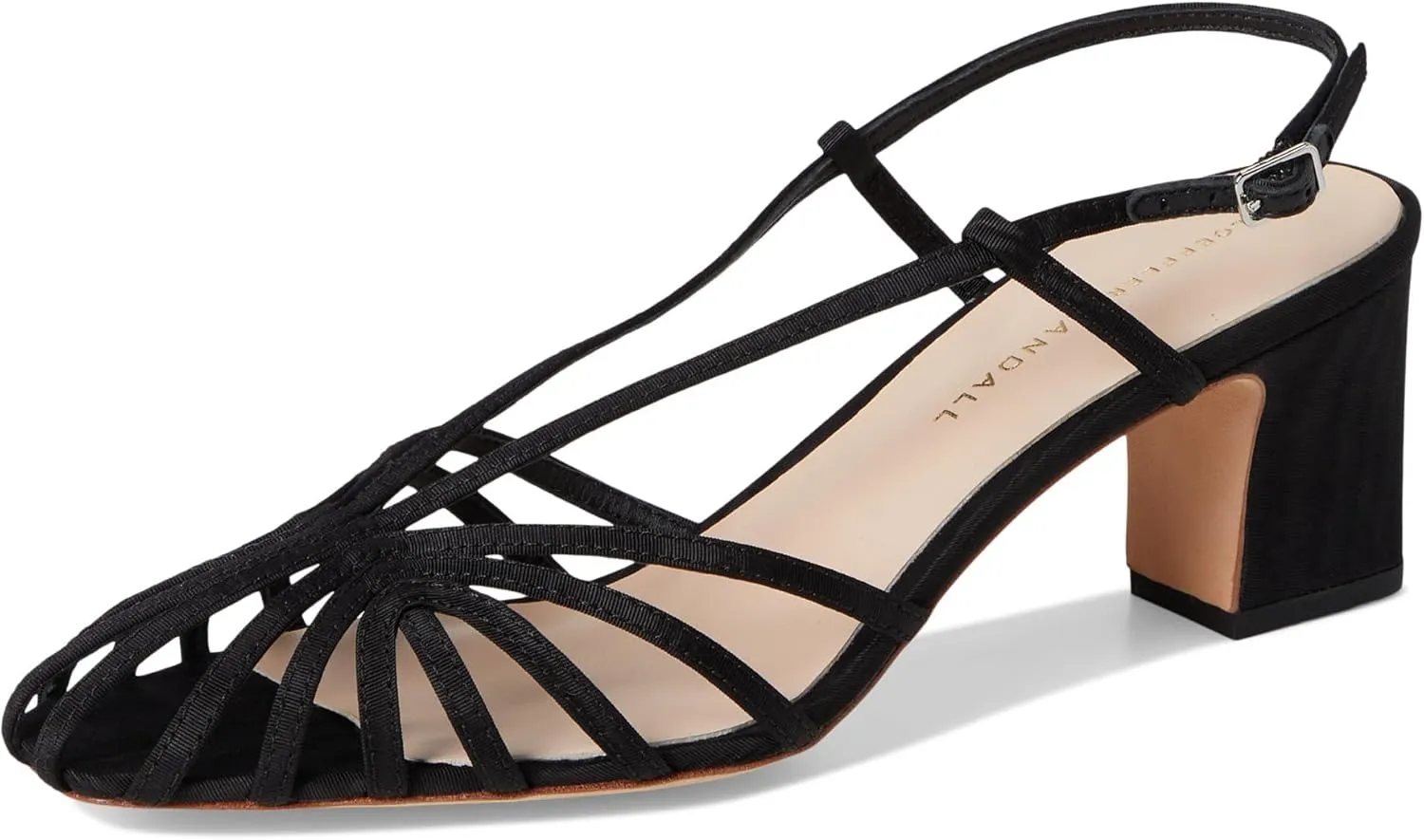 Loeffler Randall Women's Priscilla Lattice Slingback Heeled Sandals