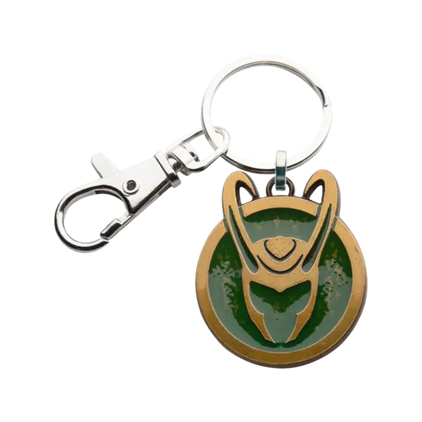 Loki Helmet Marvel Metal Keychain