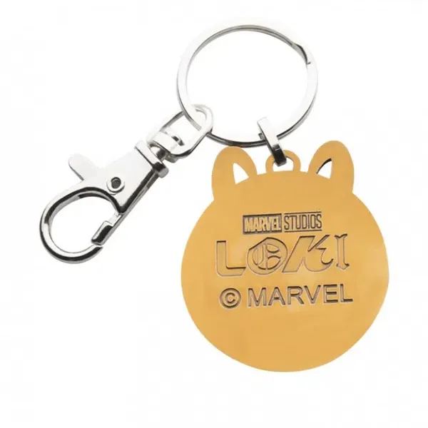 Loki Helmet Marvel Metal Keychain