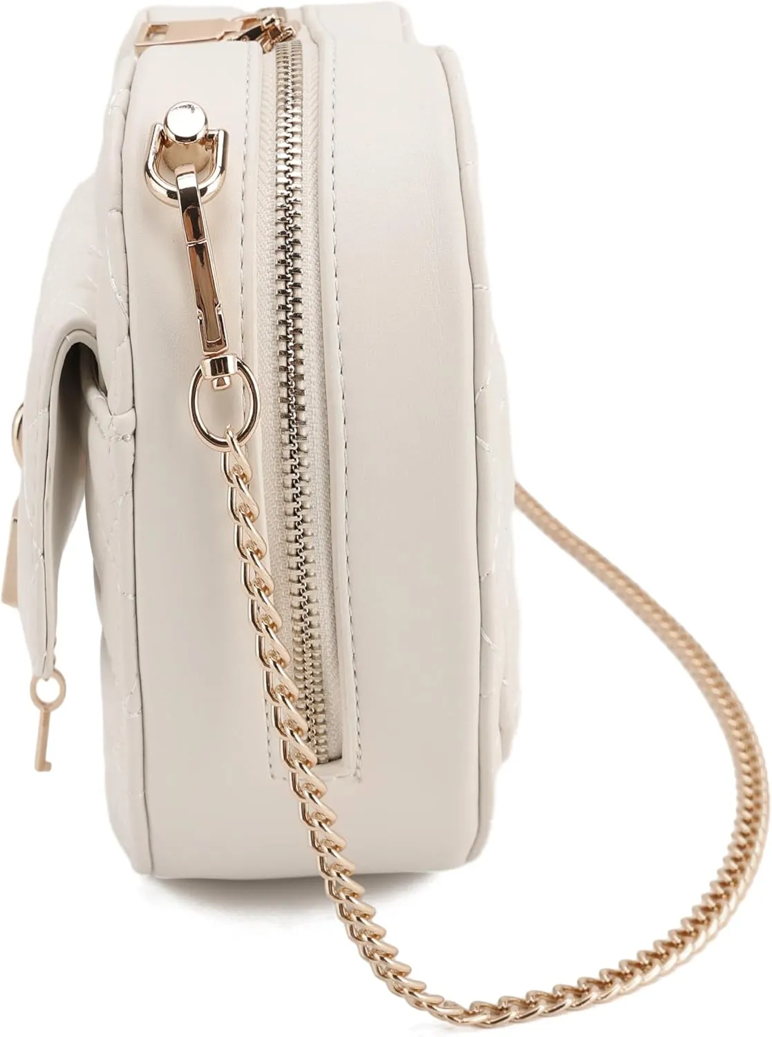 lola mae Heart Shape Satchel Crossbody Purse for women Zip Around Shoulder Bag
