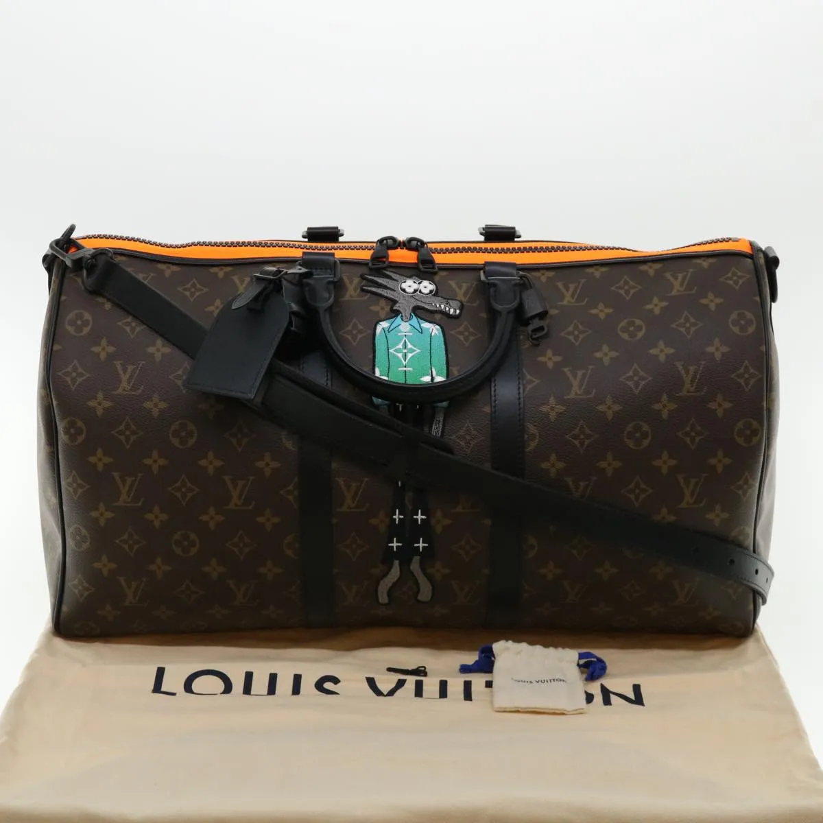 LOUIS VUITTON Cartoon Virgil Keepall Bandouliere50 Boston Bag M45616 31893S