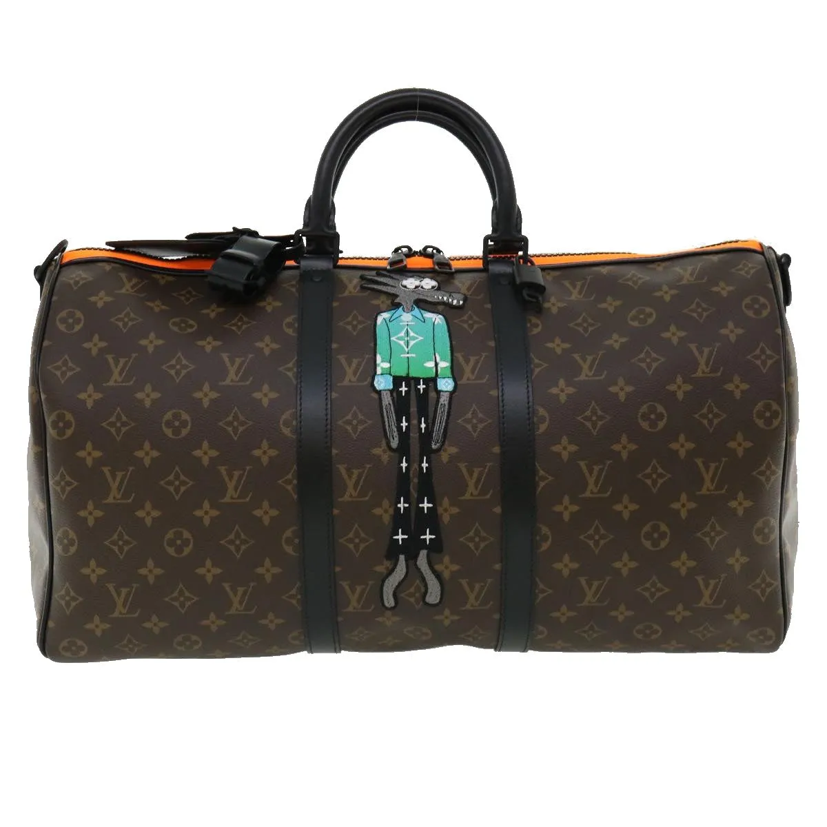 LOUIS VUITTON Cartoon Virgil Keepall Bandouliere50 Boston Bag M45616 31893S