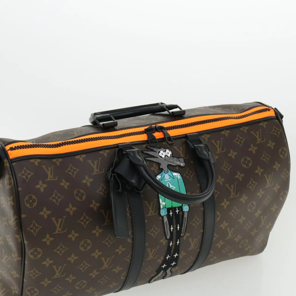 LOUIS VUITTON Cartoon Virgil Keepall Bandouliere50 Boston Bag M45616 31893S