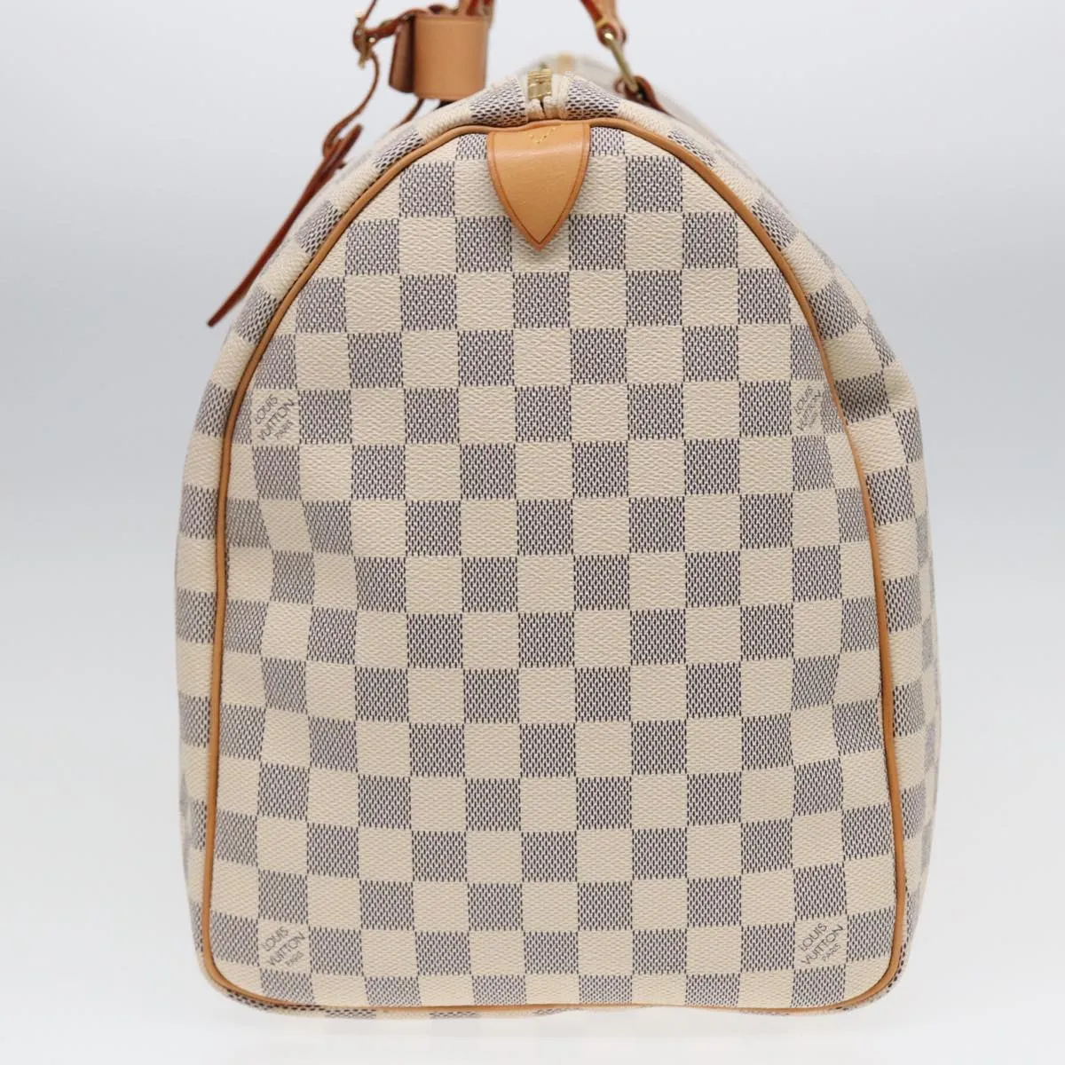 LOUIS VUITTON Damier Azur Keepall 50 Boston Bag N41430 LV 83727A