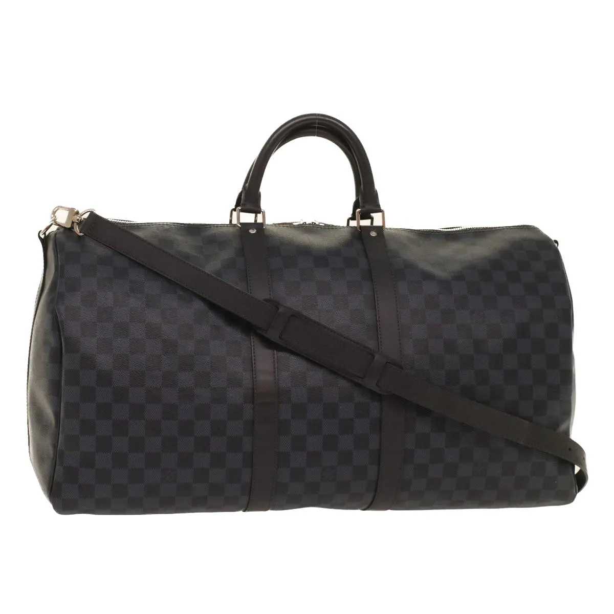 LOUIS VUITTON Damier Graphite Keepall Bandouliere 55 Bag N41413 LV 47480S