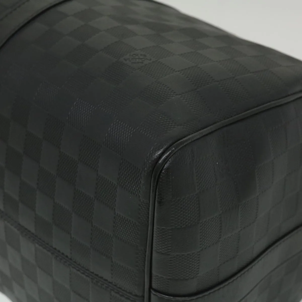 LOUIS VUITTON Damier Infini Keepall Bandouliere 45 Boston Bag  N41145 LV 29957S