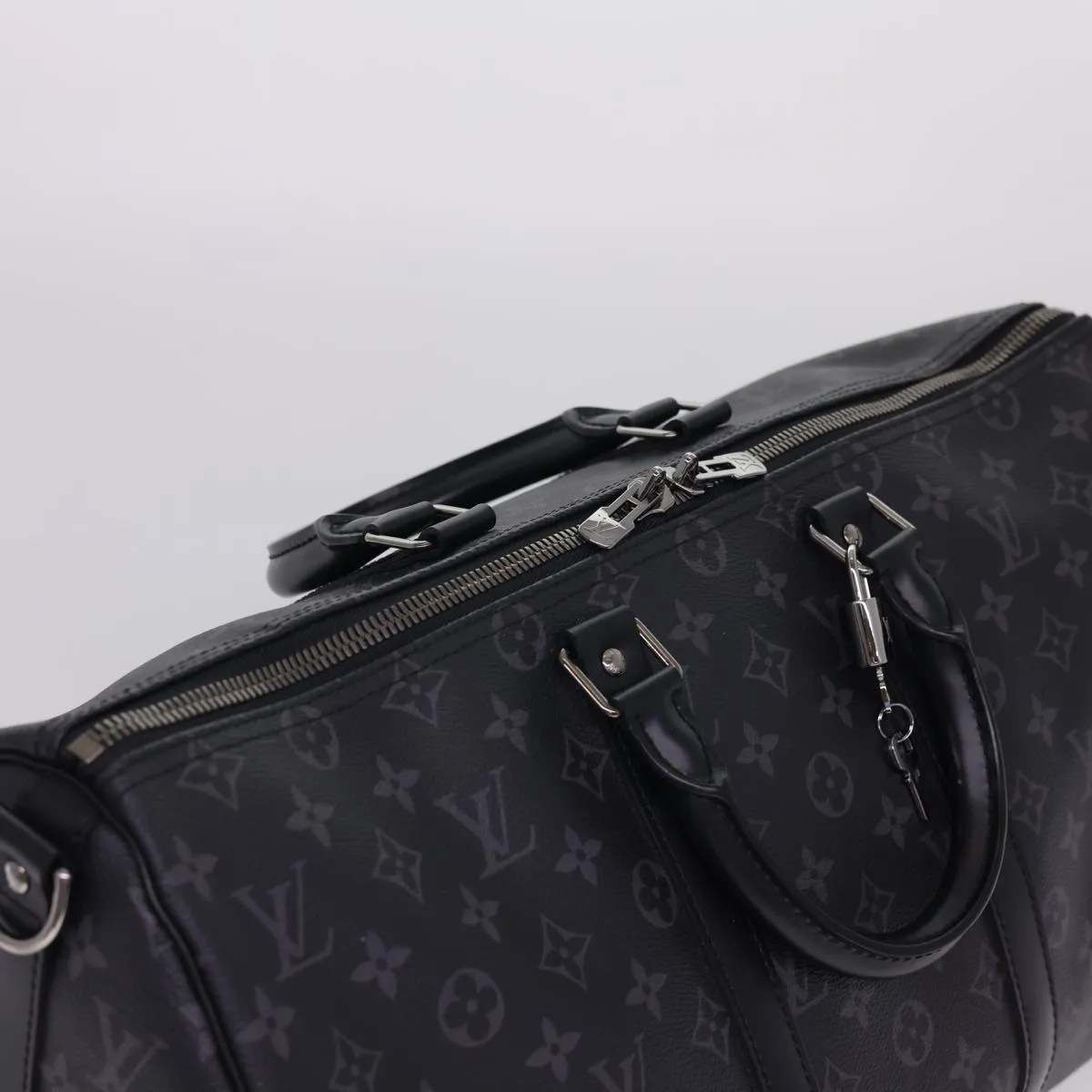 LOUIS VUITTON Eclipse Keepall Bandouliere 45 Boston Bag M43278 LV 40033S