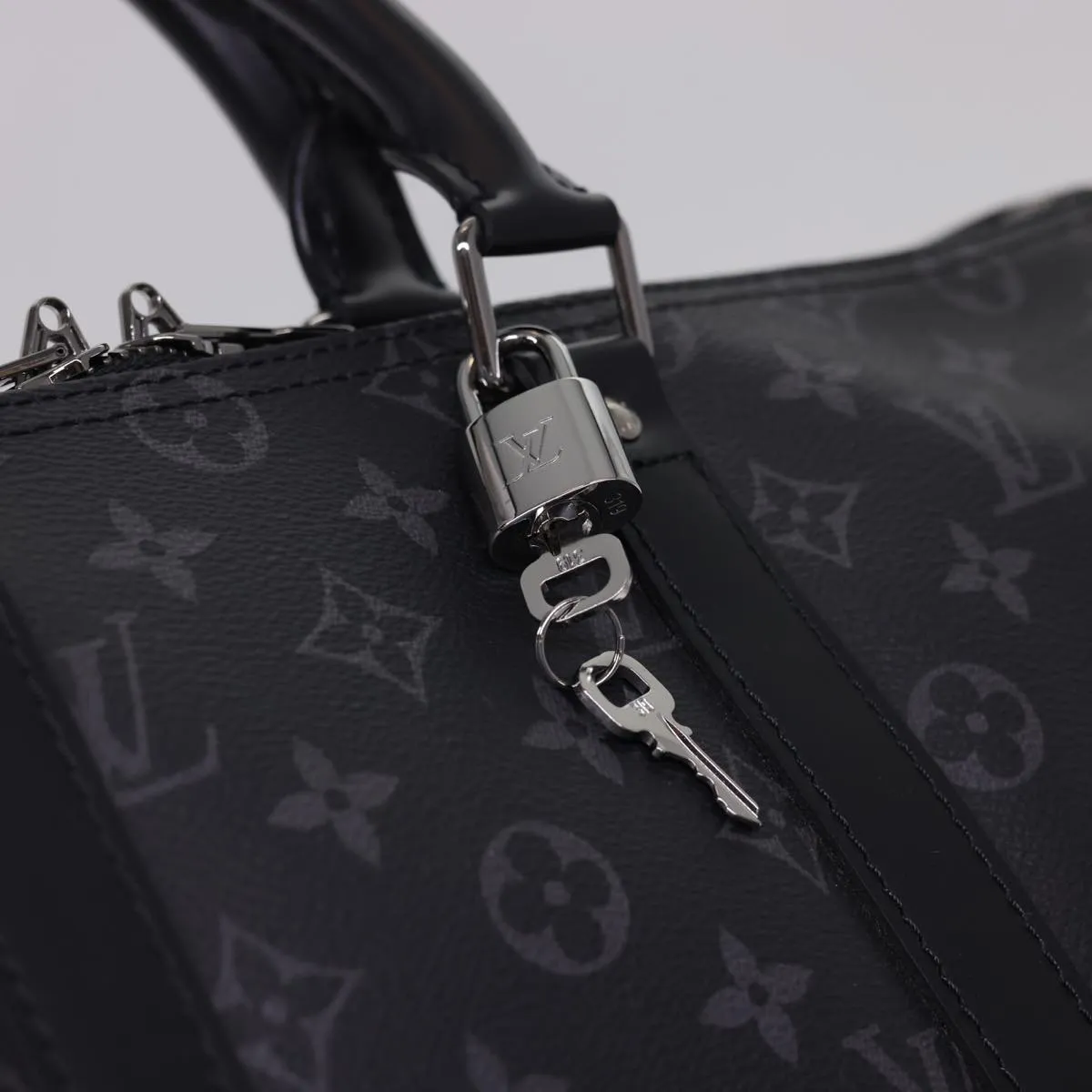 LOUIS VUITTON Eclipse Keepall Bandouliere 45 Boston Bag M43278 LV 40033S