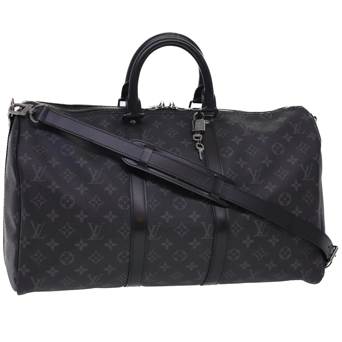 LOUIS VUITTON Eclipse Keepall Bandouliere 45 Boston Bag M43278 LV 40033S
