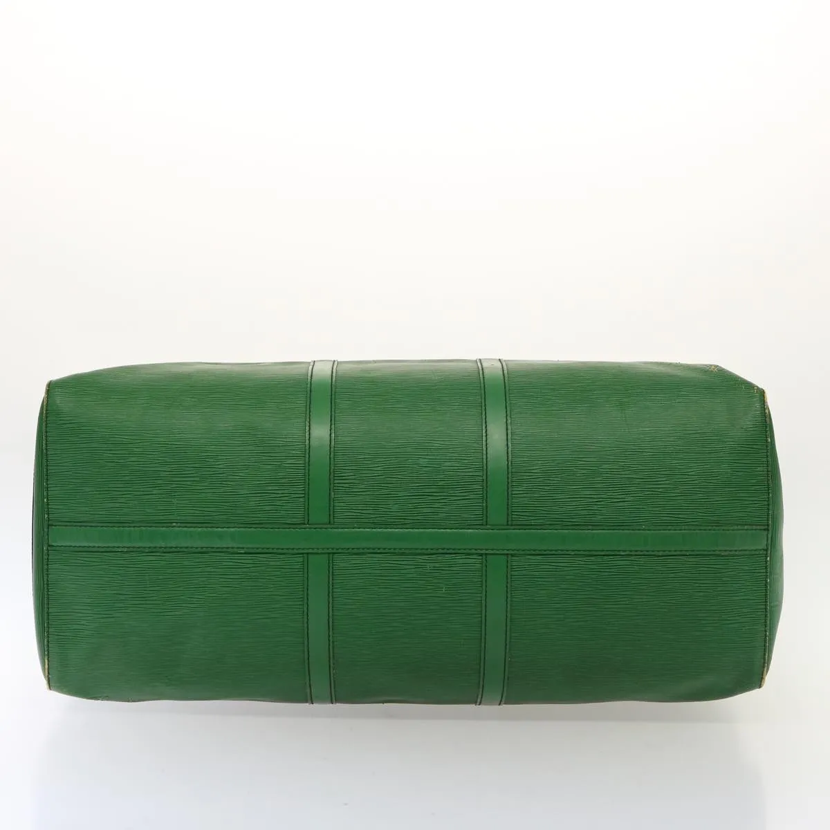 LOUIS VUITTON Epi Keepall 60 Boston Bag Green M42944 LV 77124