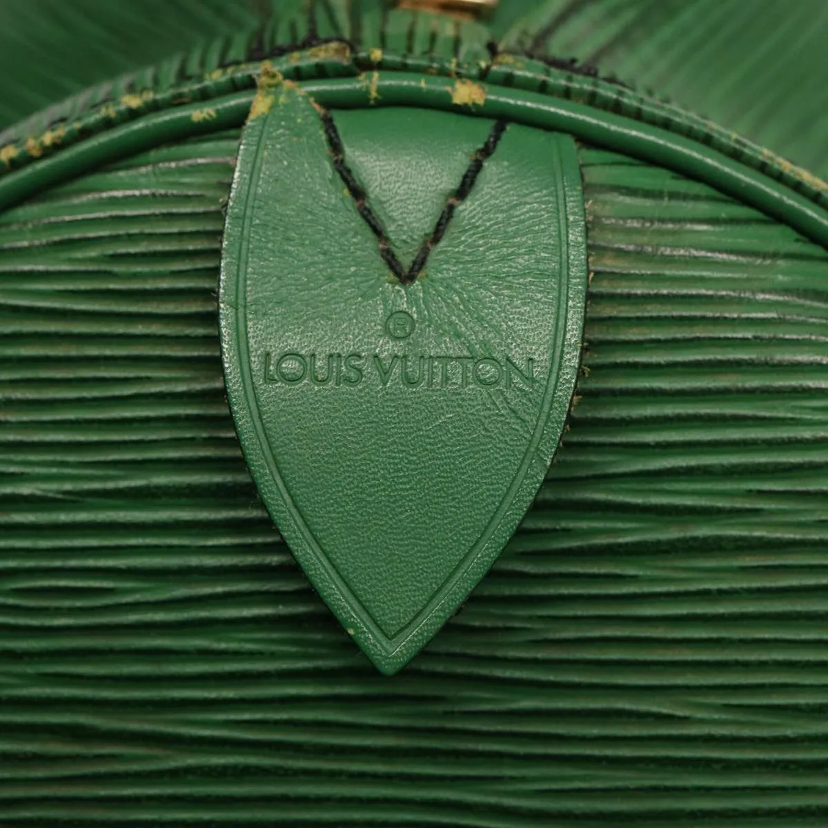 LOUIS VUITTON Epi Keepall 60 Boston Bag Green M42944 LV 77124