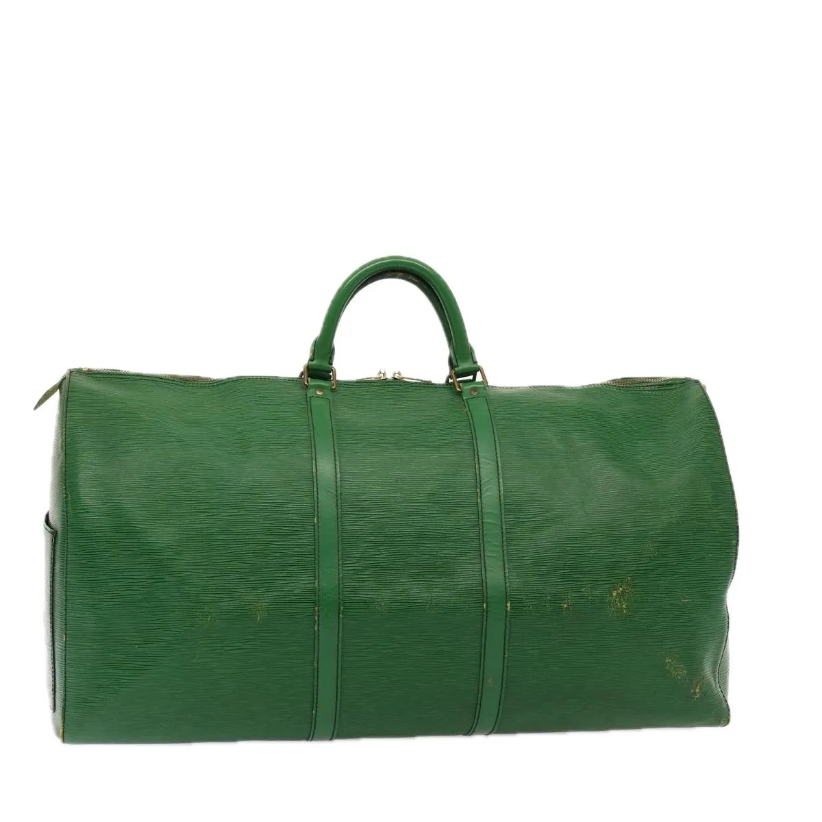 LOUIS VUITTON Epi Keepall 60 Boston Bag Green M42944 LV 77124