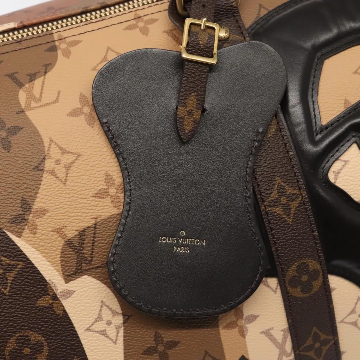 LOUIS VUITTON LV Portrait Keepall Bandouliere 55 Bag Brown M46677 86022S