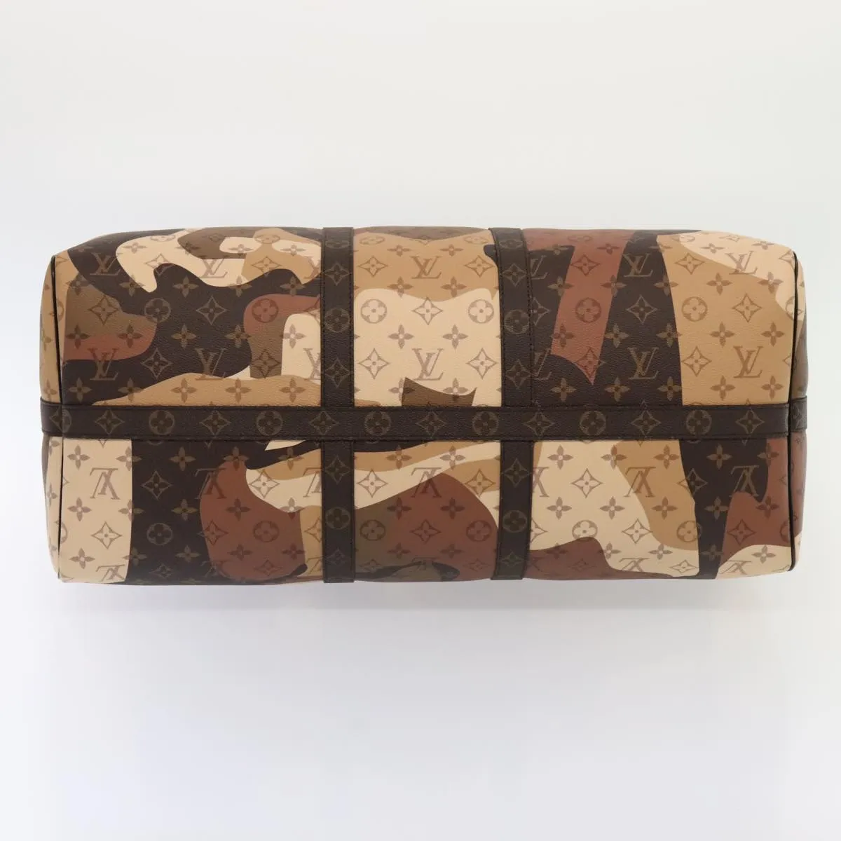 LOUIS VUITTON LV Portrait Keepall Bandouliere 55 Bag Brown M46677 86022S