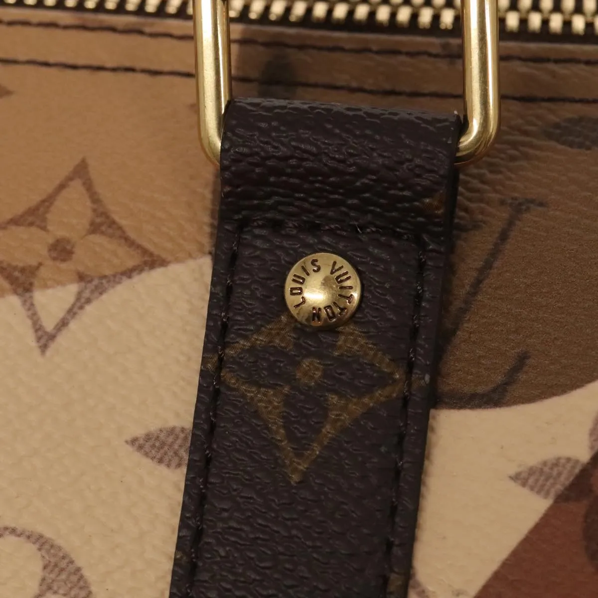 LOUIS VUITTON LV Portrait Keepall Bandouliere 55 Bag Brown M46677 86022S