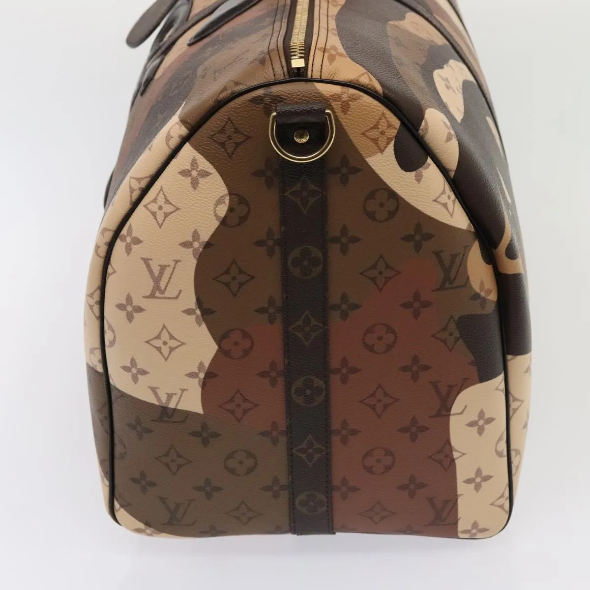 LOUIS VUITTON LV Portrait Keepall Bandouliere 55 Bag Brown M46677 86022S
