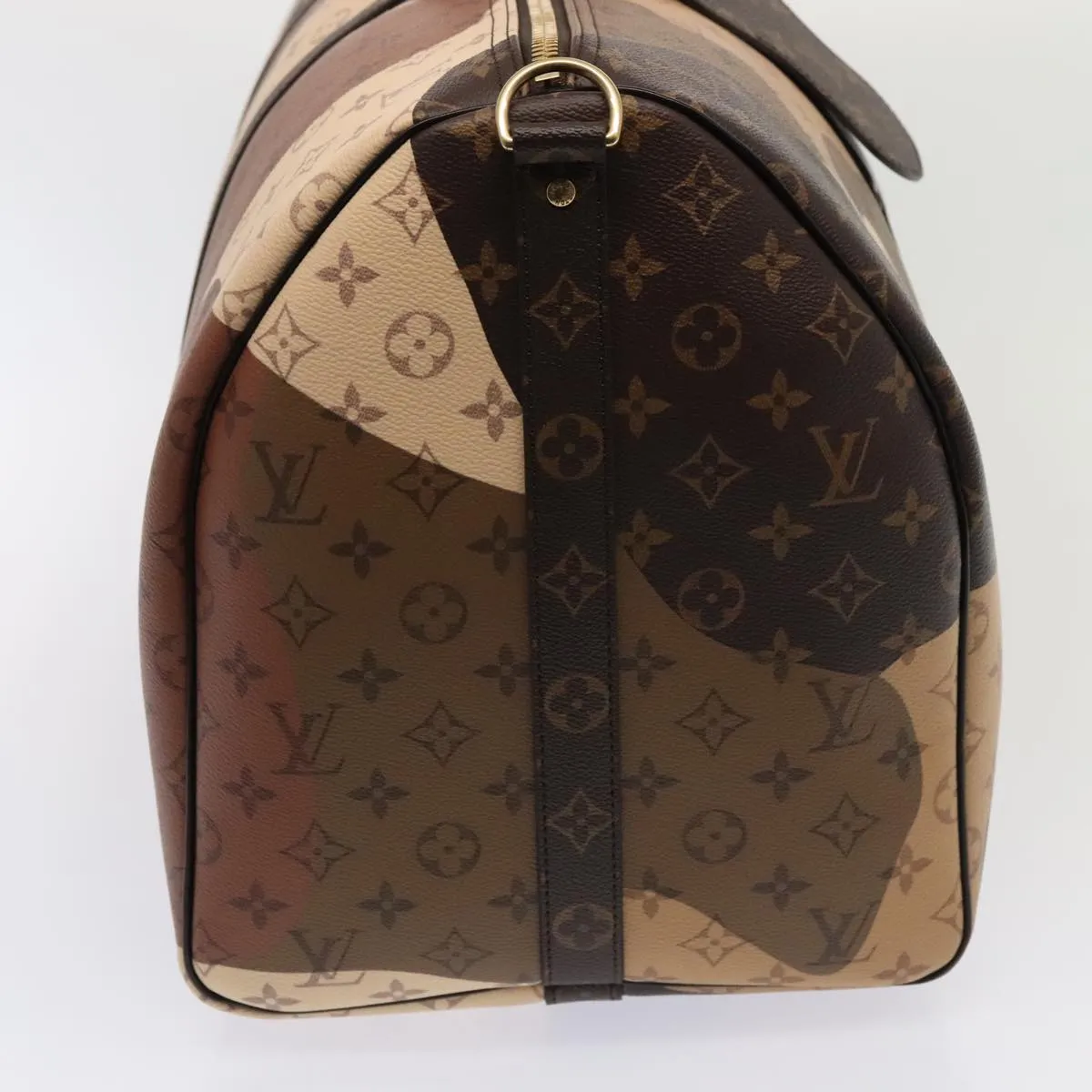 LOUIS VUITTON LV Portrait Keepall Bandouliere 55 Bag Brown M46677 86022S