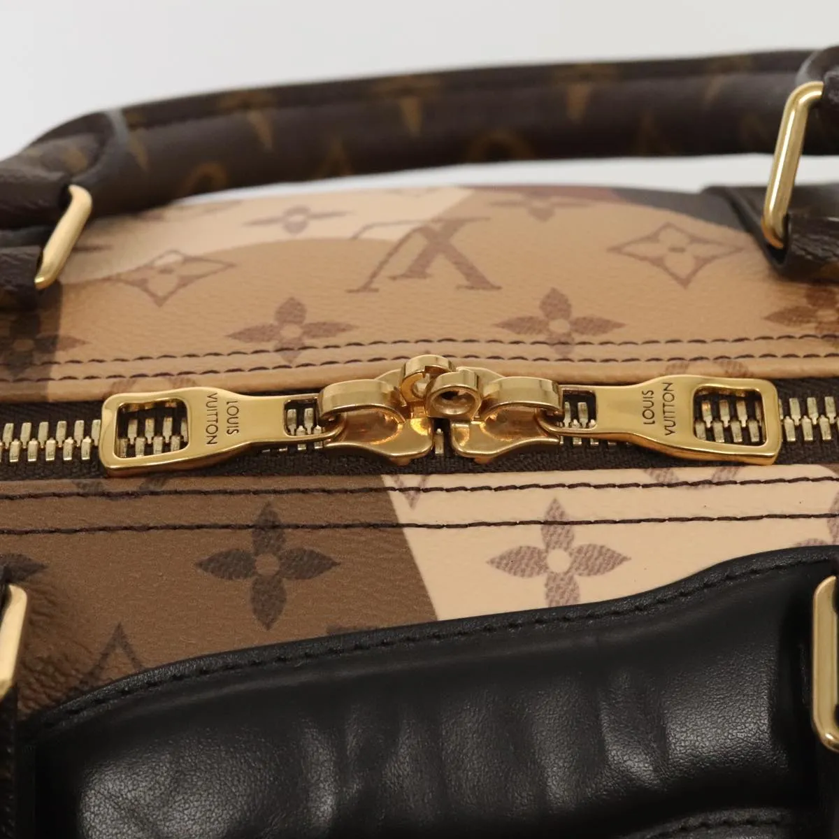 LOUIS VUITTON LV Portrait Keepall Bandouliere 55 Bag Brown M46677 86022S